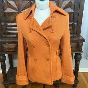 Women’s Wool-blend Pea Coat - Small